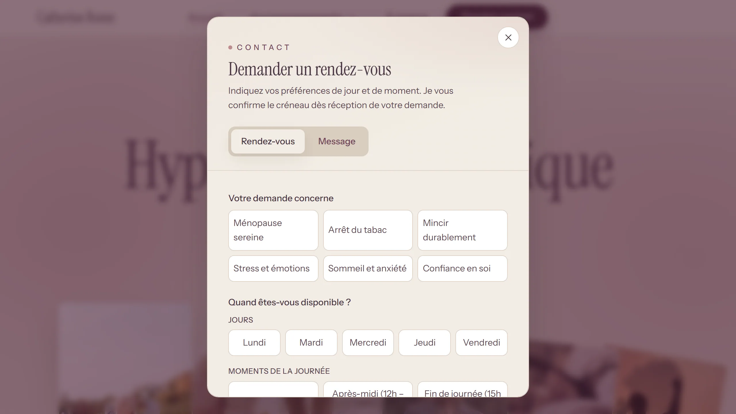 Le bouton qui ouvre tout