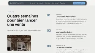 Quatre semaines, posées noir sur blanc
