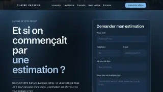 L'estimation, point d'arrivée de la page