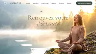 Le site, de haut en bas