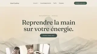 Le site, de haut en bas