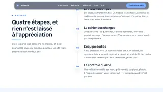 Quatre étapes, rien à l'appréciation